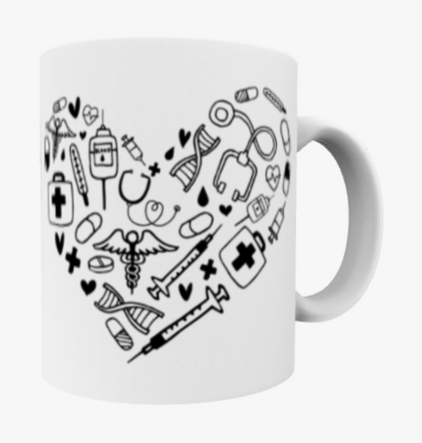 Medical Heart Mug
